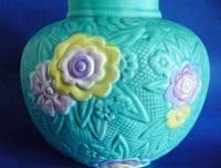 Unusual Shorter & Son Art Deco Triangular Vase c1935