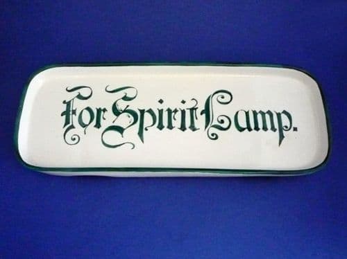 Unusual Wemyss Ware 'Spirit Lamp' Waverley Tray c1900