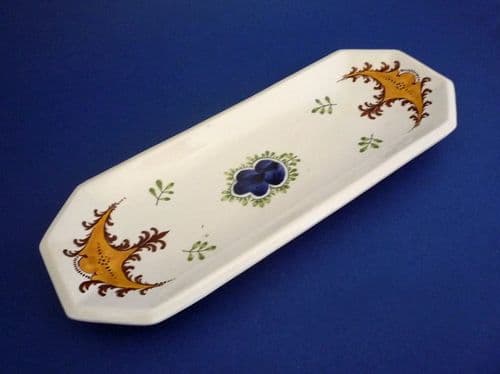 Unusual Wemyss Ware 'Turkey' Pattern Pen Tray c1890