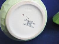 Very Rare Carlton Ware Green Water Lily Biscuit Barrel c1939