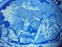 Very Rare 'Neptune' or 'Apotheosis of Nelson' Soup Plate c1810