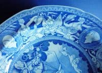 Very Rare 'Neptune' or 'Apotheosis of Nelson' Soup Plate c1810