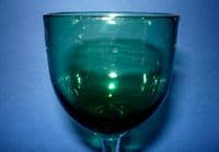 Victorian Green Drinking Glass c1880
