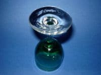 Victorian Green Drinking Glass c1880