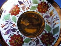 Victorian Hand Painted Copper Lustre Child's Cup and Saucer c1880 (Sold)