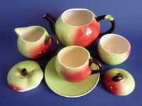 Vintage Carlton Ware Apple Tea Set c1960 (Sold)