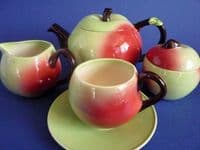 Vintage Carlton Ware Apple Tea Set c1960 (Sold)