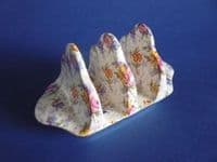 Vintage Grimwades Royal Winton 'Eleanor' Chintz Toast Rack c1940 (Sold)