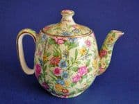 Vintage Grimwades Royal Winton 'Kew' Chintz Countess Teapot c1940 (Sold)