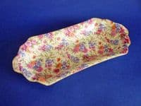 Vintage Grimwades Royal Winton 'Mayfair' Chintz Rectangular Dish c1951