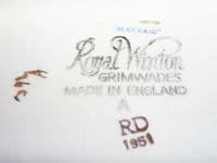 Vintage Grimwades Royal Winton 'Mayfair' Chintz Rectangular Dish c1951