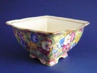 Vintage Grimwades Royal Winton 'Sweet Pea' Chintz Athena Sugar Bowl c1945 (Sold)