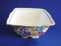 Vintage Grimwades Royal Winton 'Sweet Pea' Chintz Athena Sugar Bowl c1945 (Sold)
