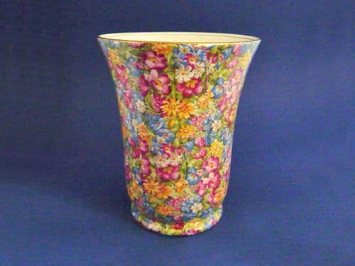 Vintage Royal Winton 'Joyce-Lynn' Chintz Mimi Shape Vase c1945