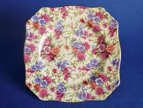 Vintage Royal Winton 'Mayfair' Chintz Tea Plate c1951 #1
