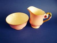 Vintage Royal Winton Pink 'Petunia' Jug and Basin c1950