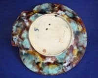 Wedgwood Majolica Mottled Scallop Shell Plate c1867 #2