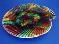 Wedgwood Majolica Scallop Shell Plate c1863 (Sold)