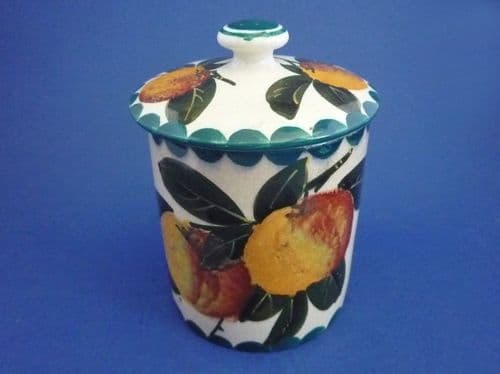 Wemyss Ware 'Apples' Preserve Jar c1900