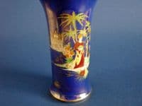 Wiltshaw and Robinson Carlton Ware Blue Lustre 'Persian' Vase c1920