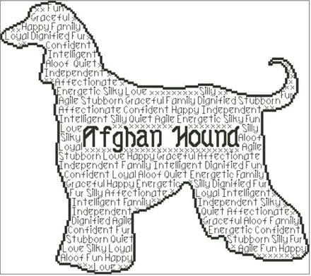 Afghan Hound In Words