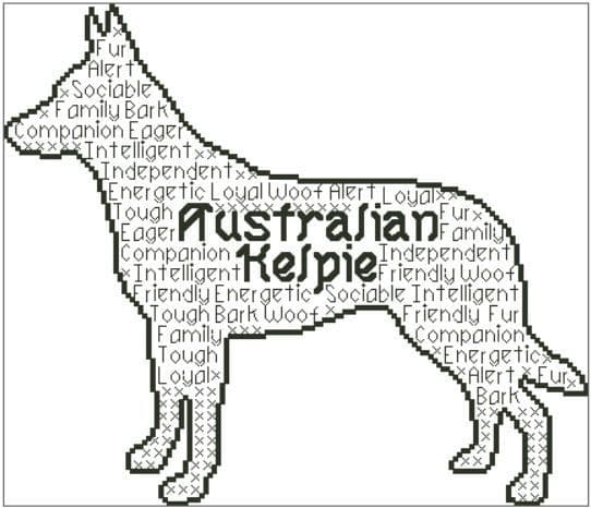 Australian Kelpie In Words