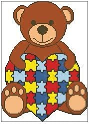Autism Teddy Bear