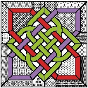 Blackwork Celtic Knot