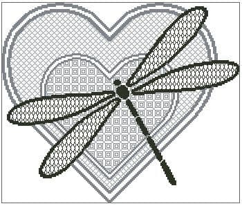 Blackwork Dragonfly