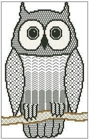 Blackwork Owl