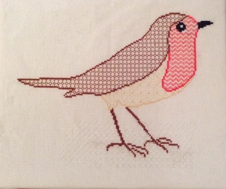 Blackwork Robin