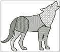 Blackwork Wolf
