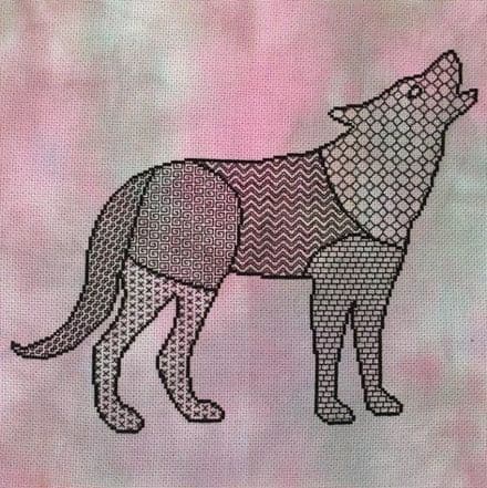 Blackwork Wolf