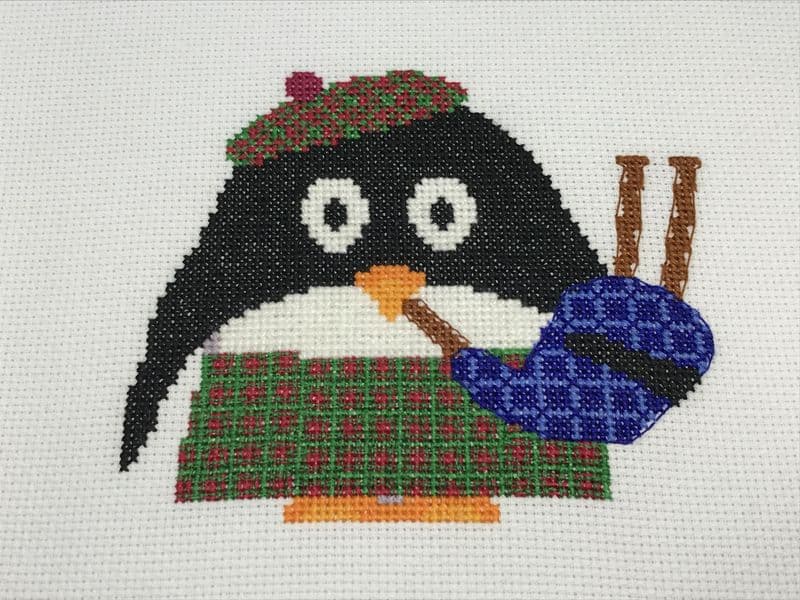 Burns Night Presley Penguin