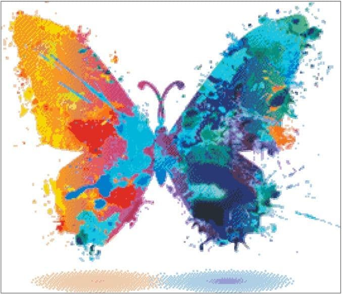 Butterfly Paint Splash