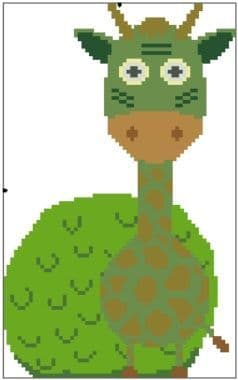 Camouflaged Georgie Giraffe