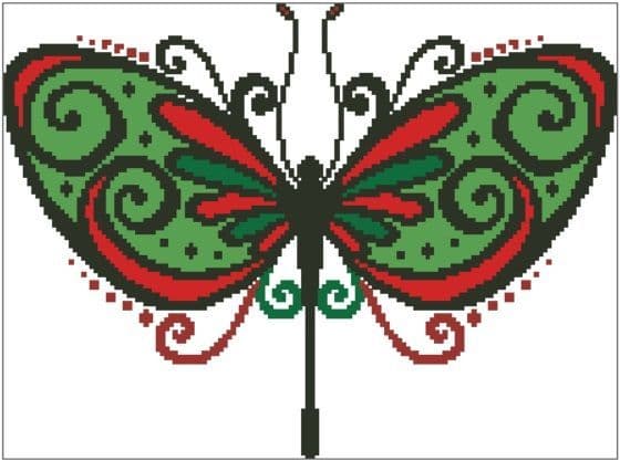Christmas Butterfly