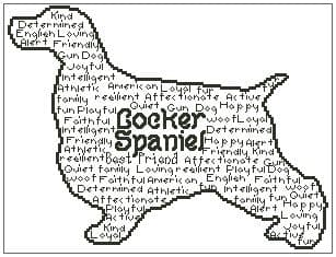 Cocker Spaniel In Words
