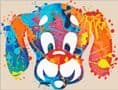 Dog Paint Splash