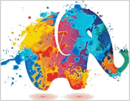 Elephant Paint Splash