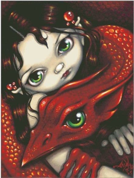 Elf Maiden and Her Dragon