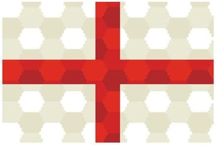 England Flag Hexed
