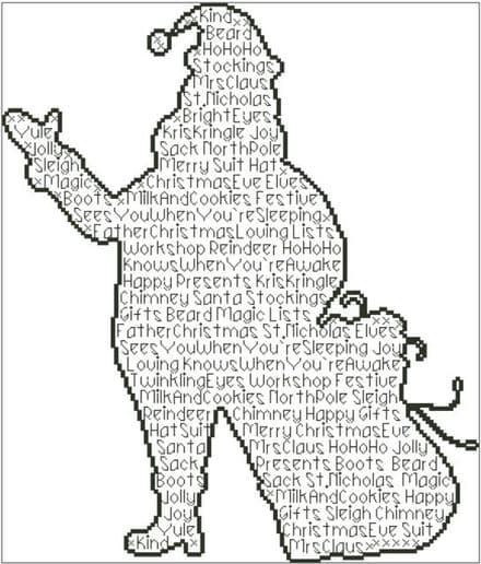 Father Christmas In Words
