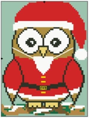 Father Christmas Ollie Owl