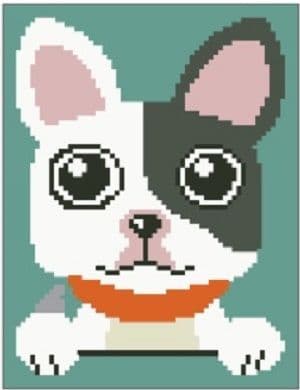 French Bulldog Quick Stitch