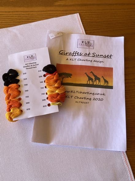 Giraffes at Sunset Full Kit