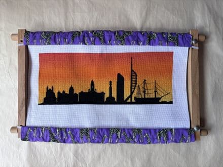 Giraffes Grime Guard 18" Scroll