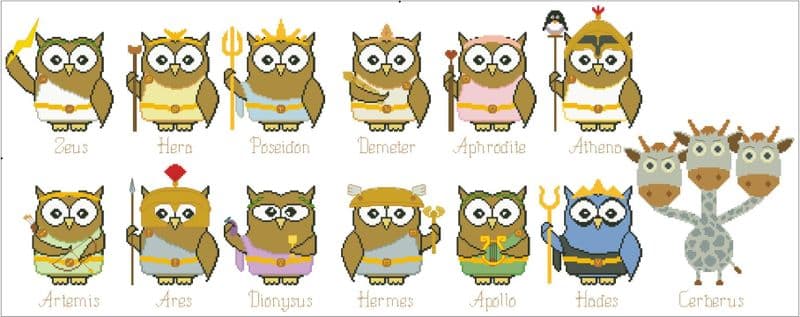 Greek Godly Ollie Owls