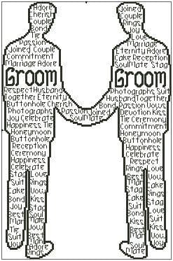 Groom and Groom In Words