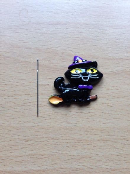 Halloween Cat Needle Minder
